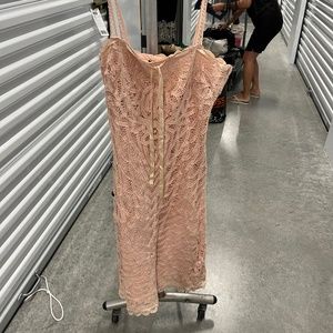 Pink Lace Dress